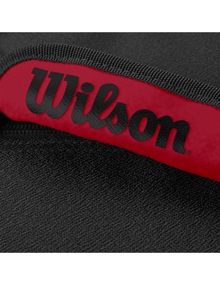 Bolsa Wilson Bela Small Duffel Negro Rojo | Ofertas de pádel